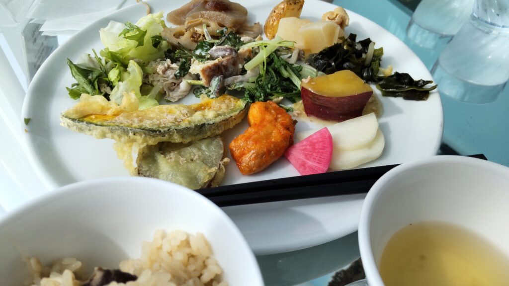 越後まつだい里山食堂ランチ1