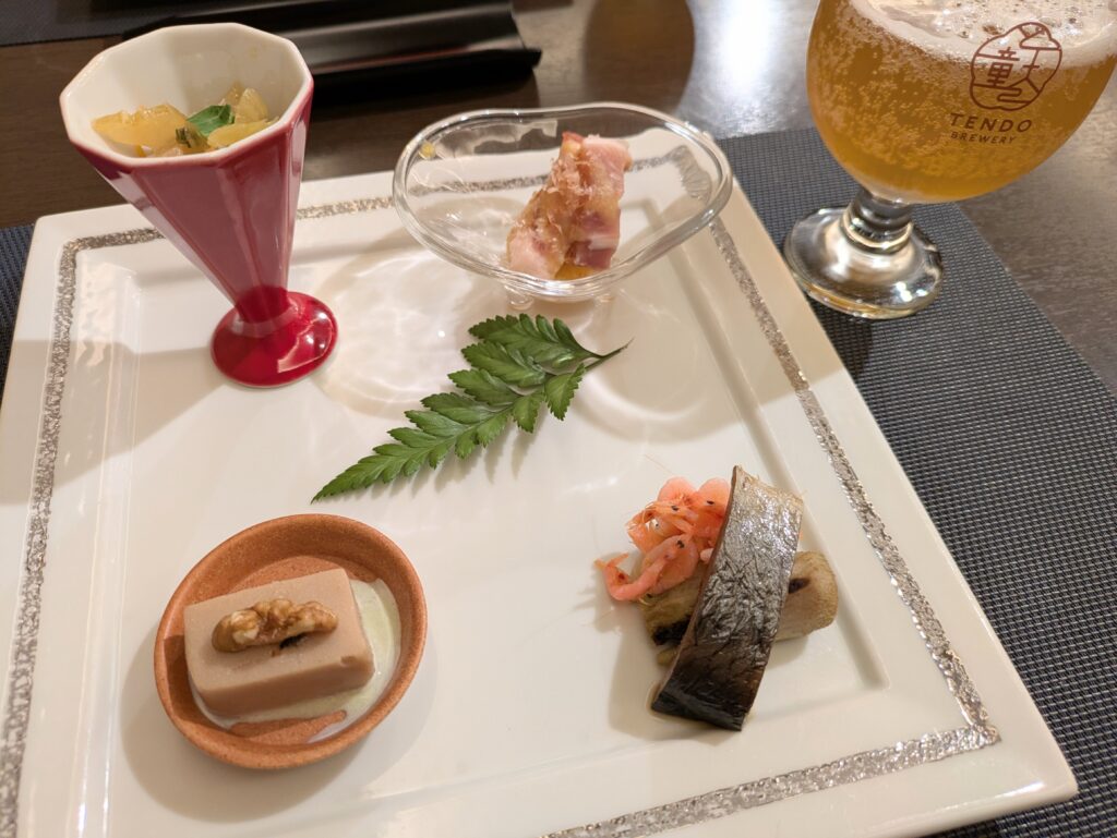 湯坊いちらくTENDO SPA & BREWERY 夕食2