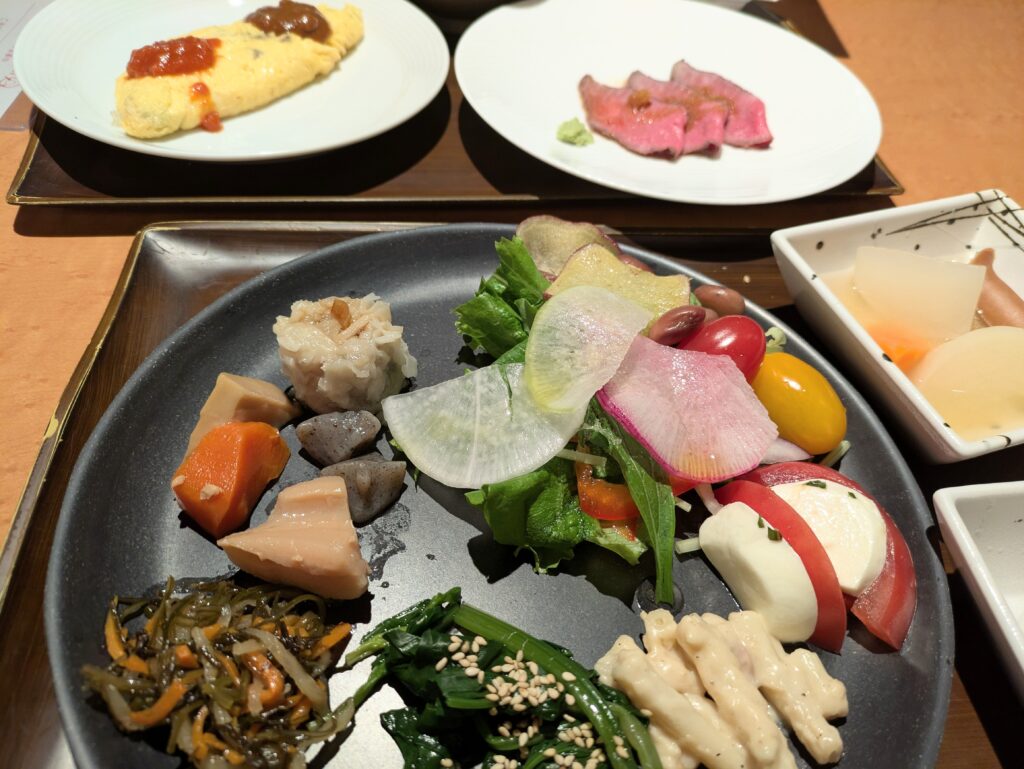 湯坊いちらくTENDO SPA & BREWERY朝食1